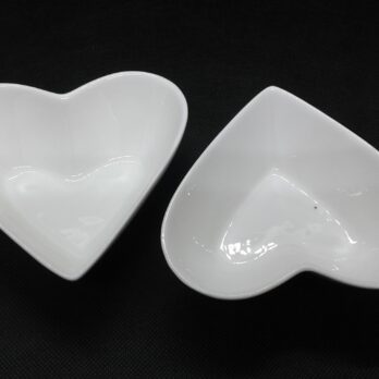 2pk heart shape bowl 10cmx4cmi