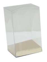 6pk 5x5x8 clear gold base box