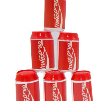 6pk Fillable Coca cola 9cm
