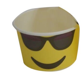 10pk Emoji paper tubs