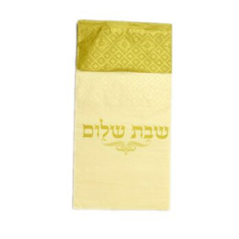 12PK Gold Shabbos shalom cutlery pocket Napkins