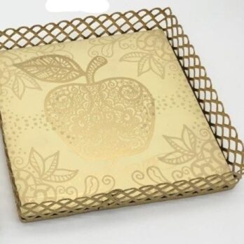 Gold apple Napkin tray