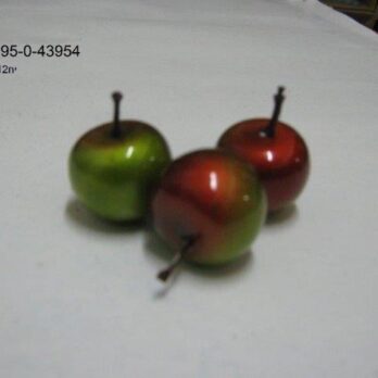 Metalic red/green mini Apples 12 Pack