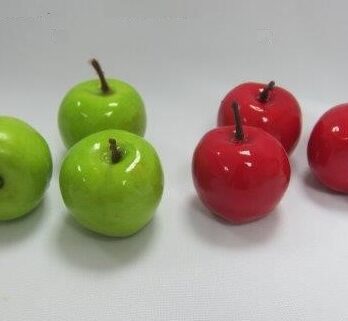 3cm Mini red Apples 12pk