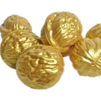 12pc gold nut bag