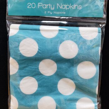 20Pk 2 Ply Paper Napkins-Dots