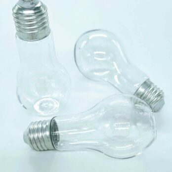 6pk  Fillable bulb bottles